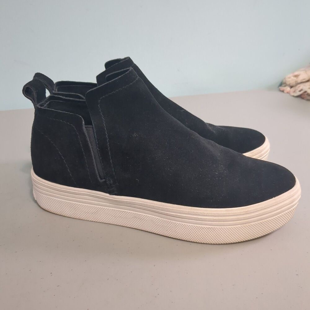 Dolce Vita Womens Walker Wedge Sneaker Size 6.5 Shoes Sneaker Boot Black